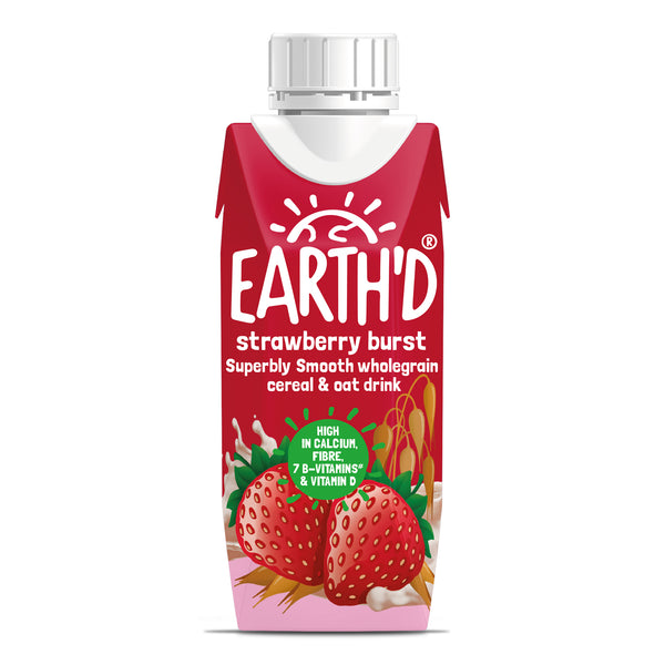 Earth'd Mixed Case 6 Pack (2 each of Strawberry, Vanilla & Chocolate)